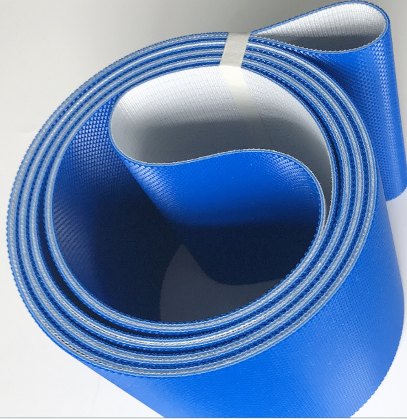 蓝色食品级PVC砖石花纹输送带(图4)